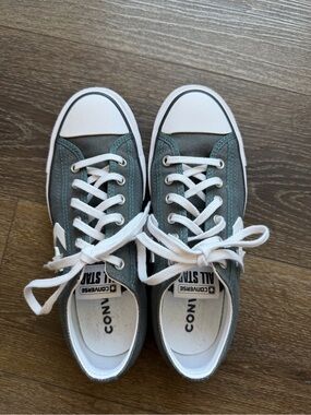 Converse Women’s All Star 76 Low-Top Sneakers in Teal and White